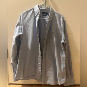 Ralph Lauren Custom Fit Blue Shirt